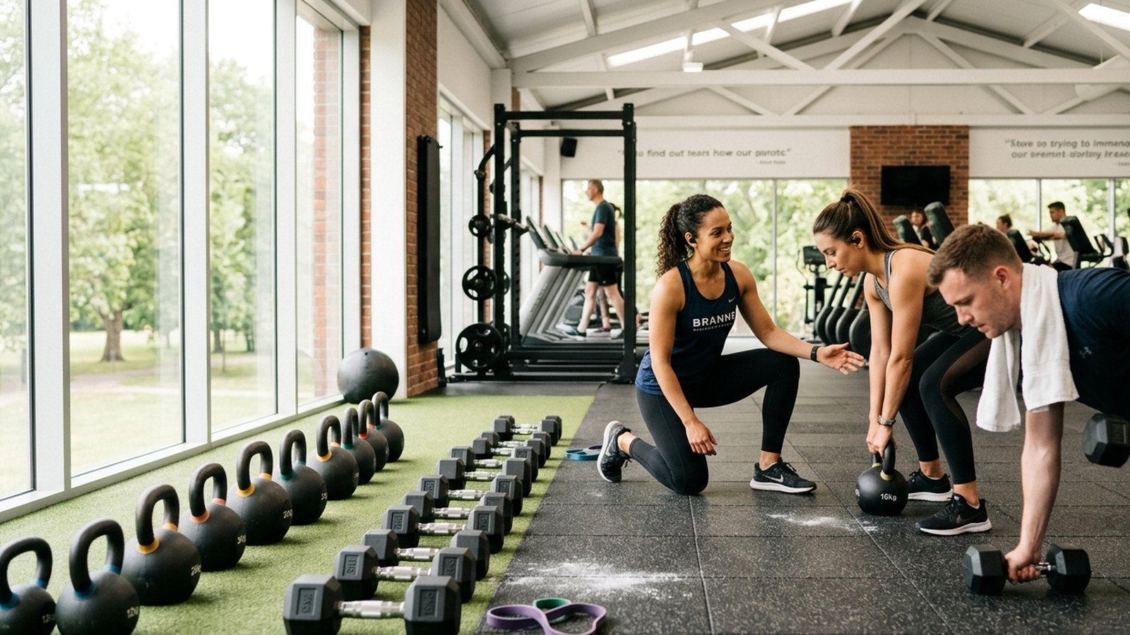 Clean, professional boutique studio setting for science-backed training